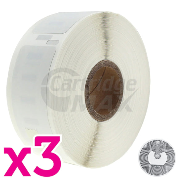 3 x Dymo SD11352 / S0722520 Generic White Label Roll 25mm x 54mm - 500 labels per roll (with chip) for LabelWriter 550/5XL