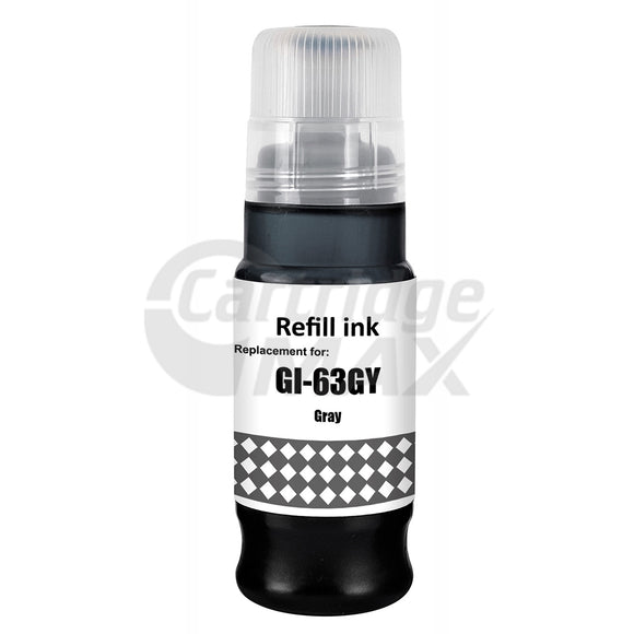 Generic Canon GI63GY Grey Ink Bottle - 70ML