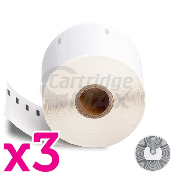 3 x Dymo SD11354 / S0722540 Generic Multi Purpose Label Roll 57mm x 32mm - 1,000 labels per roll (with chip) for LabelWriter 550/5XL