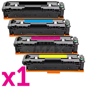 4 Pack HP 410A (CF410A-CF413A) Generic Toner Cartridges [1BK,1C,1M,1Y]