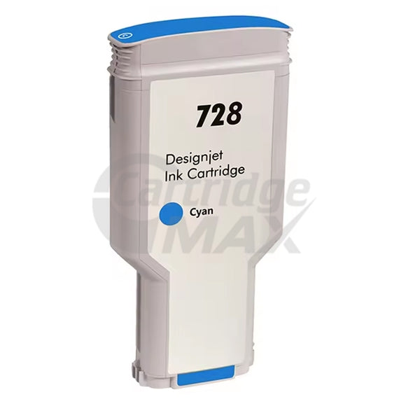 HP 728 Generic Cyan 300ML Inkjet Cartridge F9K17A