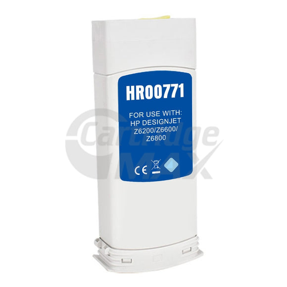 HP 771 Generic Light Cyan 775ML Inkjet Cartridge CE042A / B6Y04A