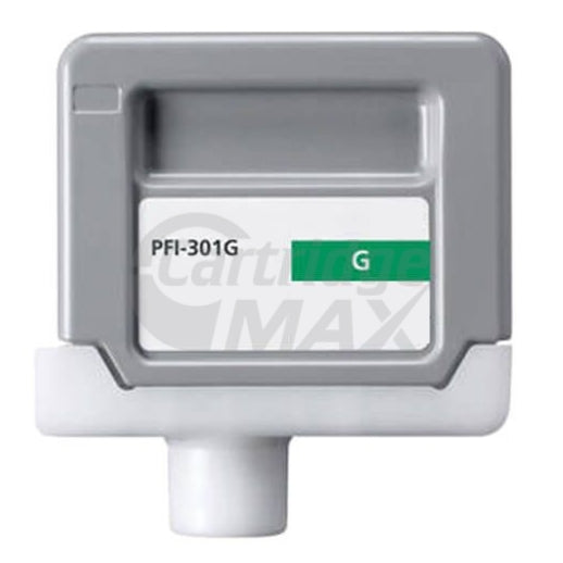 Generic Canon PFI-301G Green Ink Cartridge  - 330ML