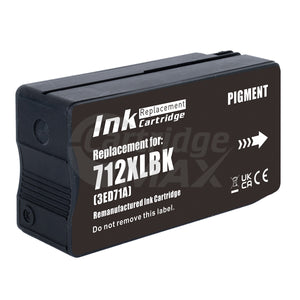 HP 712B Generic Black Ink Cartridge 3ED29A 80ml