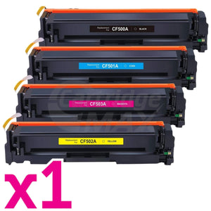 4 Pack HP CF500A-CF503A (202A) Generic Toner Cartridges [1BK,1C,1M,1Y]