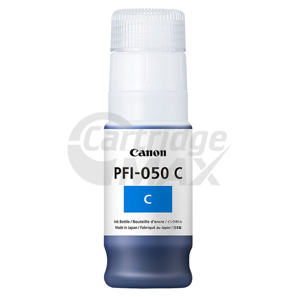 Original Canon PFI-050C Cyan Ink Bottle 70ml