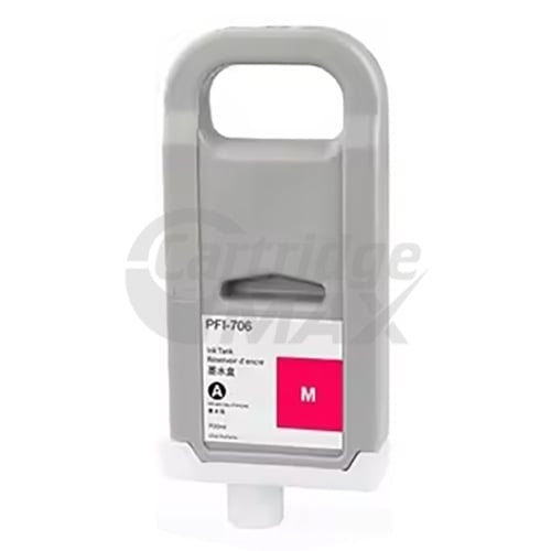 Generic Canon PFI-706M Magenta Ink Cartridge - 700ML