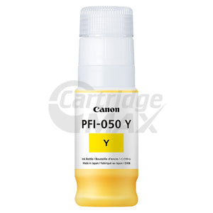 Original Canon PFI-050Y Yellow Ink Bottle 70ml