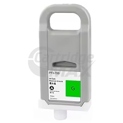 Generic Canon PFI-706G Green Ink Cartridge - 700ML