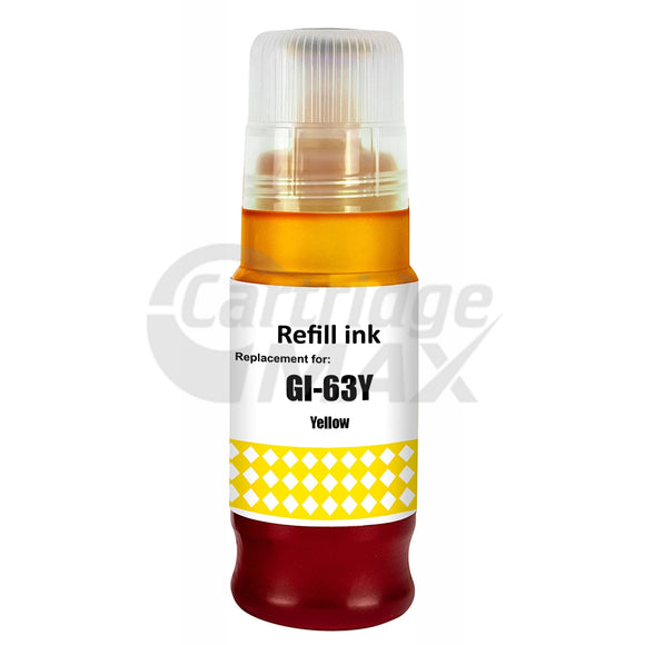 Generic Canon GI63Y Yellow Ink Bottle - 70ML