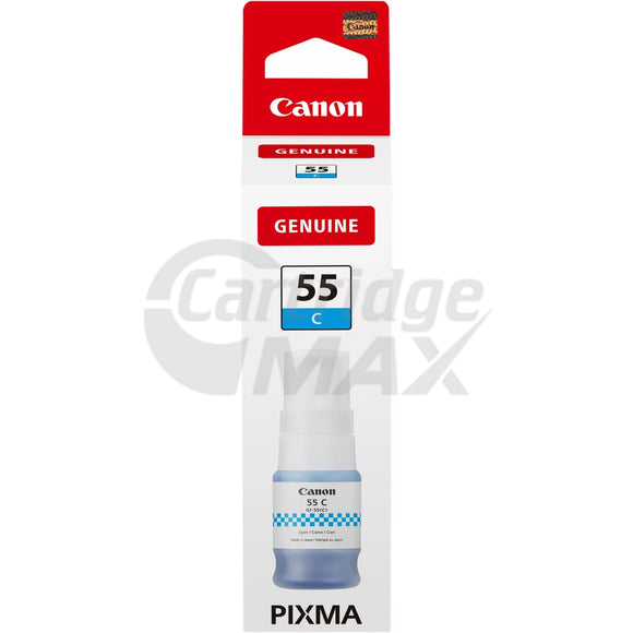 Original Canon GI-55C Cyan Ink Bottle