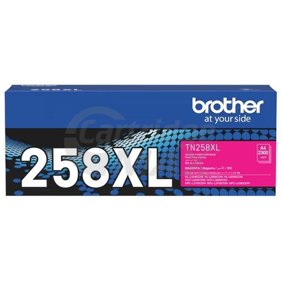 Brother TN-258XL M Original Magenta High Yield Toner Cartridge