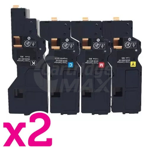 2 Sets of 4 Pack Fujifilm Apeos C325 dw / C325 z, ApeosPrint C325 dw Generic Toner Cartridges CT203486-CT203489 [2BK,2C,2M,2Y]