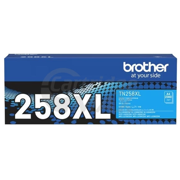 Brother TN-258XL C Original Cyan High Yield Toner Cartridge