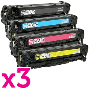 3 Sets of 4 Pack HP 658X W2000X-W2003X Generic High Yield Toner Cartridges Combo [3BK,3C,3M,3Y]