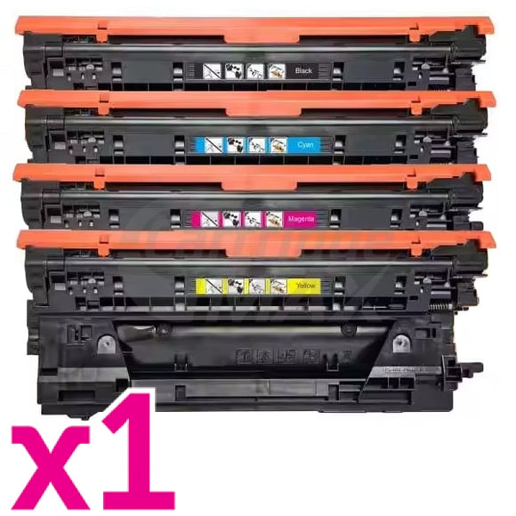 4 Pack HP 656X (CF460X-CF463X) Generic Toner Cartridges [1BK,1C,1M,1Y]