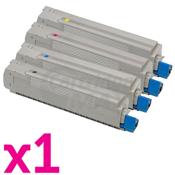 4 Pack Generic OKI MC860 Toner Combo (44059237-44059240)