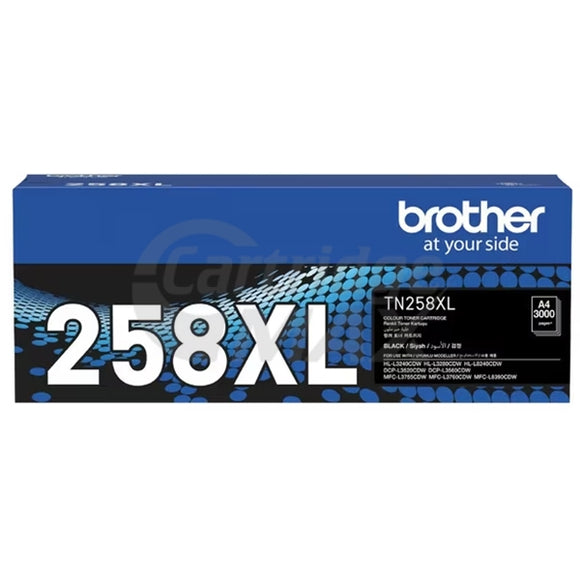 Brother TN-258XL BK Original Black High Yield Toner Cartridge