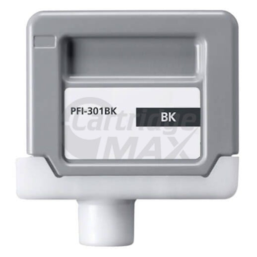 Generic Canon PFI-301BK Black Ink Cartridge  - 330ML