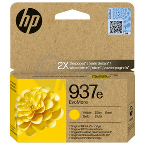 HP 937e EvoMore Original Yellow Ink Cartridge 4S6W8NA