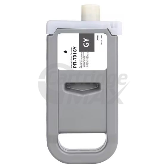 Generic Canon PFI-701GY Grey Ink Cartridge - 700ML