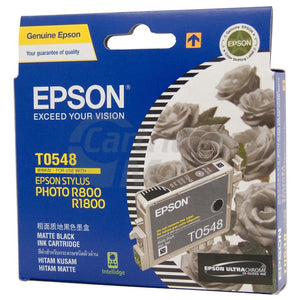 Epson Original T0548 Matte Black Ink Cartridge - 550 pages [C13T054890]