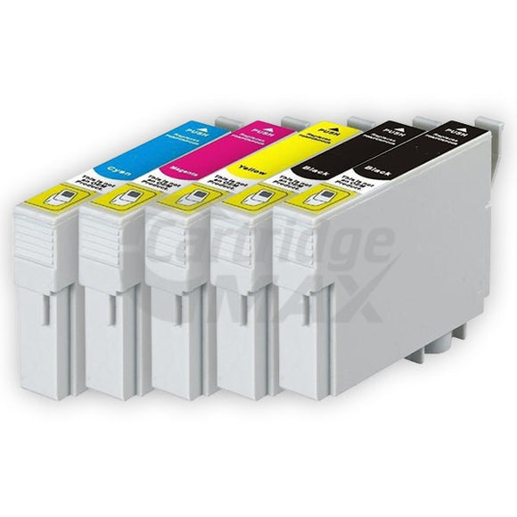 5 Pack Epson 786XL Generic Ink Cartridge [C13T787192-C13T787492] [2BK,1C,1M,1Y]