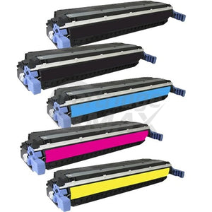 5 Pack HP C9730A-C9733A (645A) Generic Toner Cartridges [2BK,1C,1M,1Y]