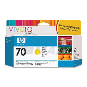 HP 70 Original Yellow Inkjet Cartridge C9454A