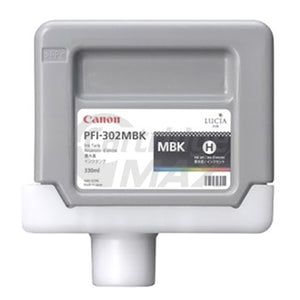 Original Canon PFI-302MBK Matte Black Ink Cartridge - 330ML