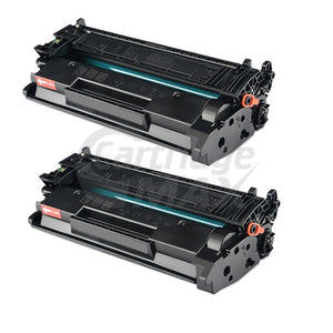 Twin Pack HP 76X CF276X High Yield Generic Black Toner Cartridges - 10,000 Pages (1 x With Chip + 1 x NO-CHIP)