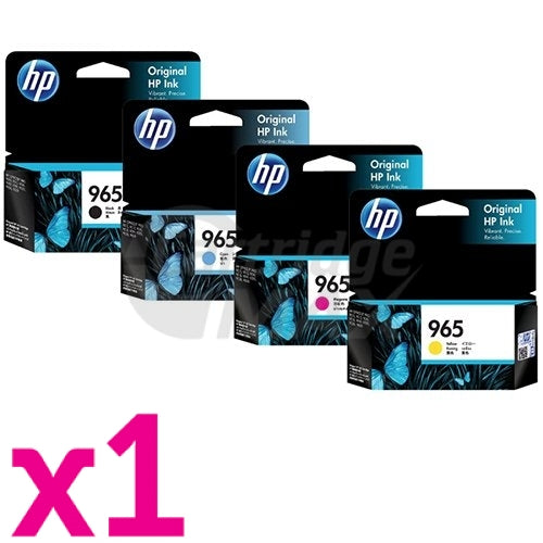 4 Pack HP 965 Original Inkjet Cartridge Combo 3JA80AA - 3JA77AA [1BK,1C,1M,1Y]