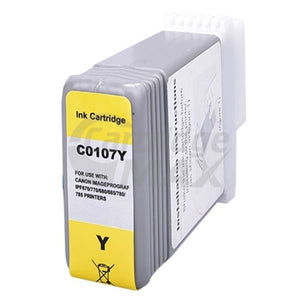 Generic Canon PFI-107Y Yellow Ink Cartridge