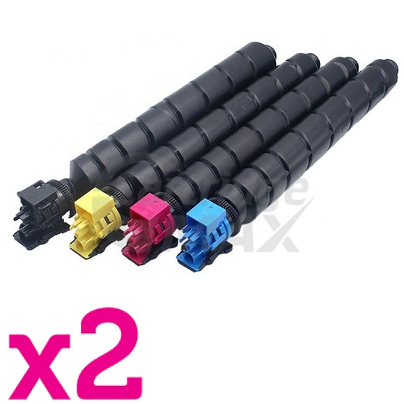 2 Sets of 4 Pack Compatible for TK-8339 Toner Cartridges suitable for Kyocera TASKalfa 3252CI, 3253CI [2BK,2C,2M,2Y]