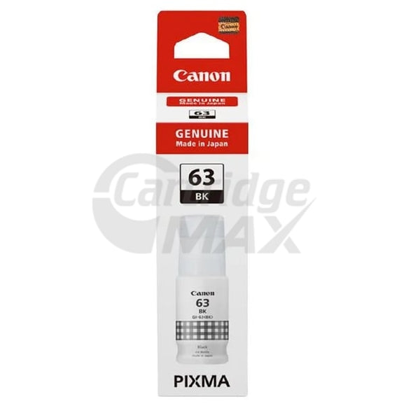 Original Canon GI63BK Black Ink Bottle