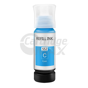 Generic Epson T552 EcoTank Cyan Ink Bottle C13T06W292