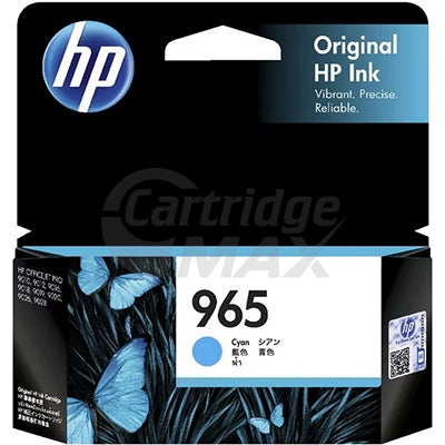 HP 965 Original Cyan Inkjet Cartridge 3JA77AA - 700 Pages