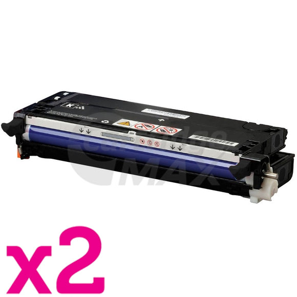 2 x Fuji Xerox DocuPrint C3290FS Generic Black Toner Cartridge