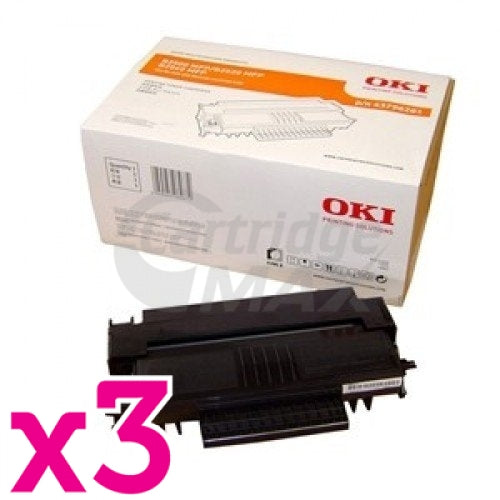 3 x OKI Original B820 Toner Cartridge - 15,000 pages (44708001)