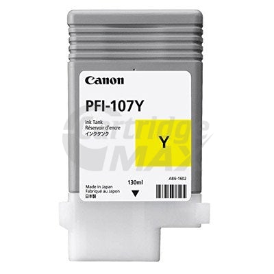 Original Canon PFI-107Y Yellow Ink Cartridge