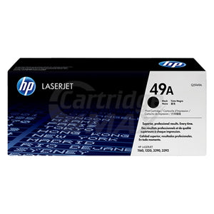 1 x HP Q5949A (49A) Original Black Toner Cartridge - 2,500 Pages