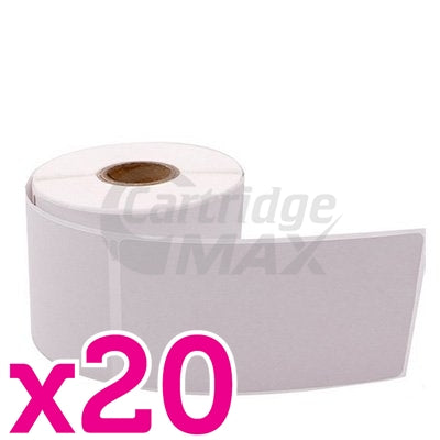 20 x Dymo SD30256 / S0719190 Generic White Label Roll 59mm (W) x 102mm (H)  - 300 labels per roll