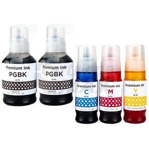 5-Pack Generic Canon GI61 Ink Bottle [2BK,1C,1M,1Y]