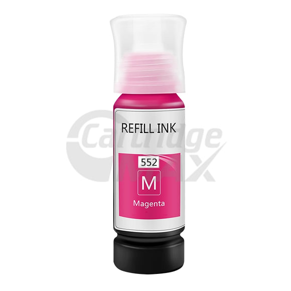 Generic Epson T552 EcoTank Magenta Ink Bottle C13T06W392