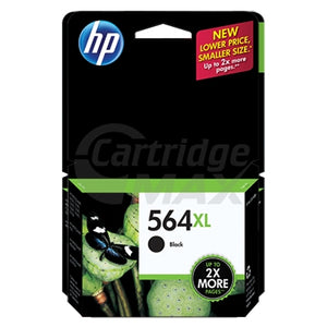 1 x HP 564XL Original Black High Yield Inkjet Cartridge CN684WA - 550 Pages