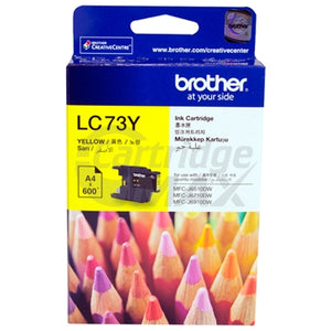 Original Brother LC-73Y Yellow Ink Cartridge