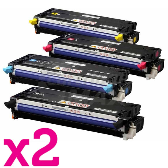 2 sets of 4 Pack Fuji Xerox Docuprint C3290FS Generic Cartridge Set