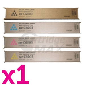 4 Pack Ricoh 841865-841868 Original Toner Combo [BK+C+M+Y]