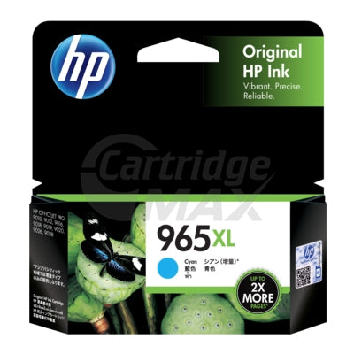 HP 965XL Original Cyan High Yield Inkjet Cartridge 3JA81AA - 1,600 Pages