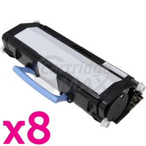 8 x Dell 2330 2350 Generic Black High Yield Toner Cartridge